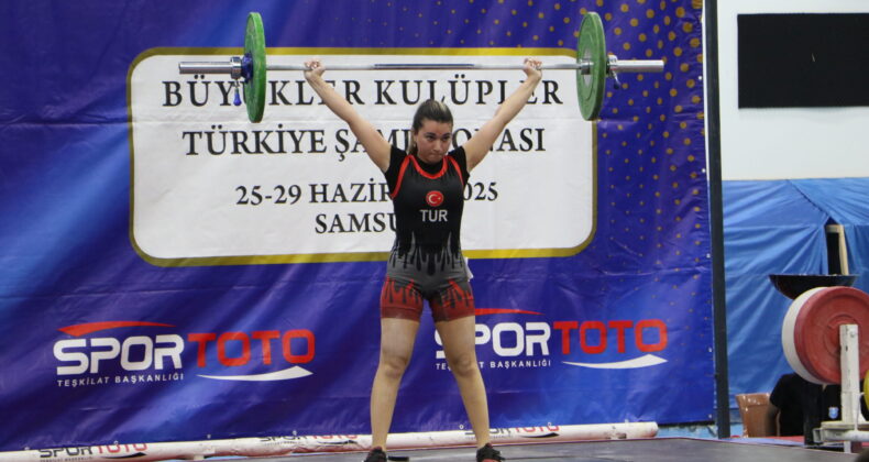 Büyükler Kulüpler Türkiye Halter Şampiyonası Samsun’da başladı
