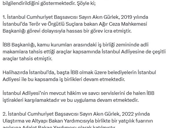 DMM’den, Özgür Özel’in Akın Gürlek hakkındaki iddialarına açıklama
