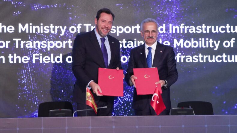 İstanbul- Türkiye ile İspanya arasında ‘Ulaştırma ve Altyapı’ alanında iş birliği anlaşması imzalandı