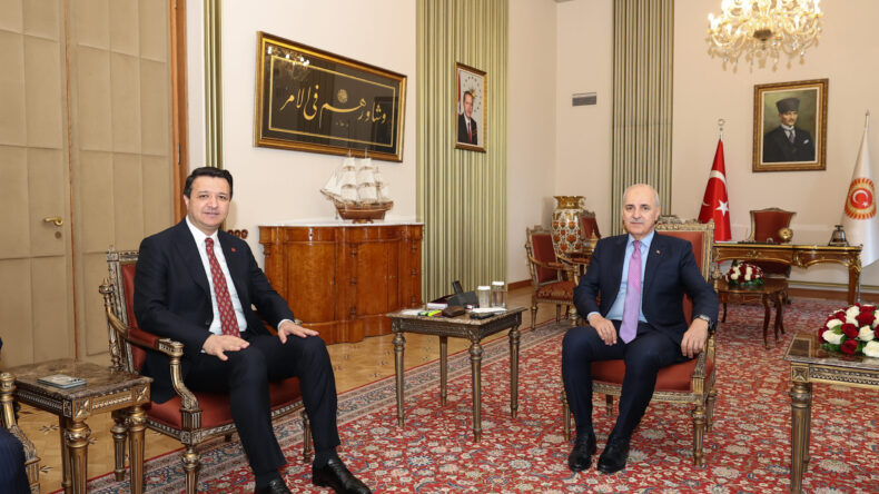 TBMM Başkanı Kurtulmuş, Arıkan’ı kabul etti