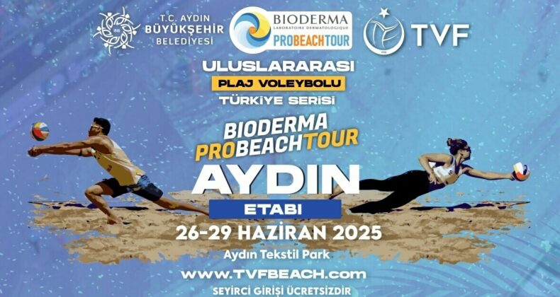Uluslararası Plaj Voleybolu Türkiye Serisi Aydın’da